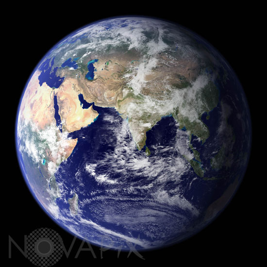 Terre vue par satellite