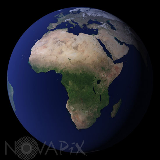 Terre par satellite