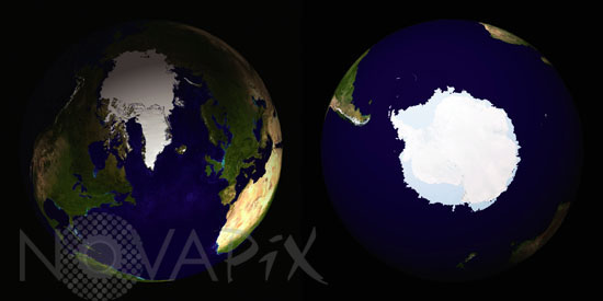 Earth poles