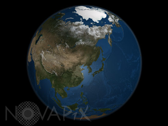 Earth : the north pole by satellite