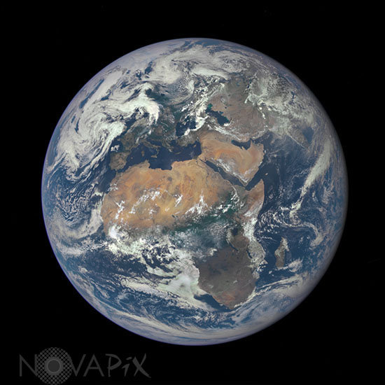 La Terre vue par le satellite DSCOVR