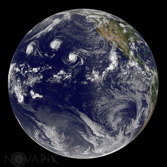 Ouragans sur la Terre - 09/2015