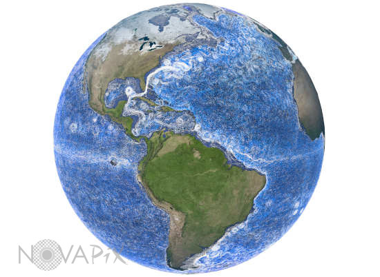 Terre - Courants océaniques - Gulf Stream