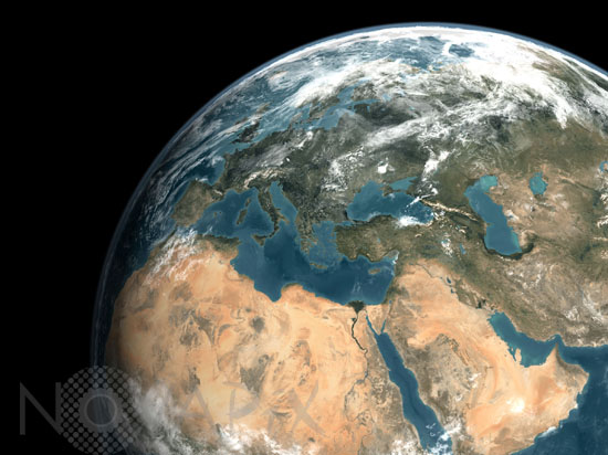 Earth by satellite