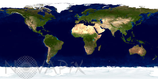Terre par satellite