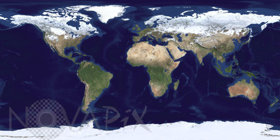 Terre par satellite