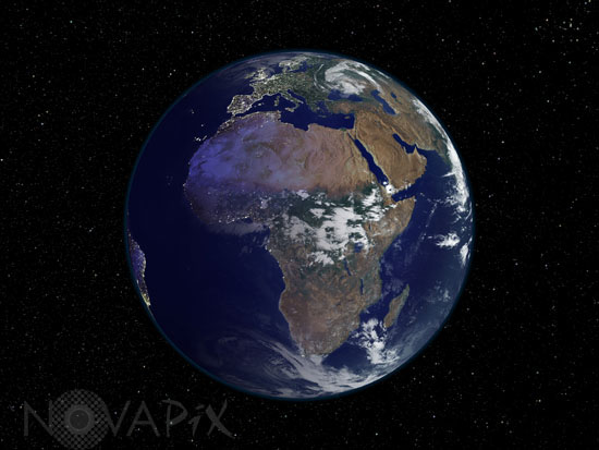 Terre - Jour et nuit - Afrique