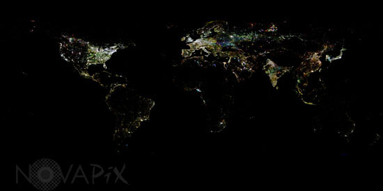 La Terre vue de nuit - 1992 à 2008