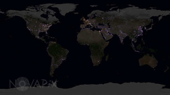 La Terre vue de nuit - 2023