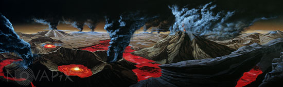 Primitive Earth - Artist view