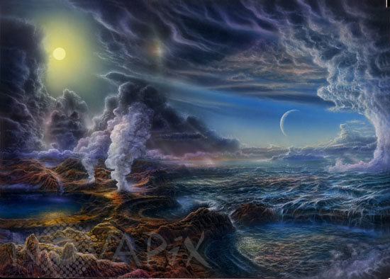 Primitive Earth - Artist view