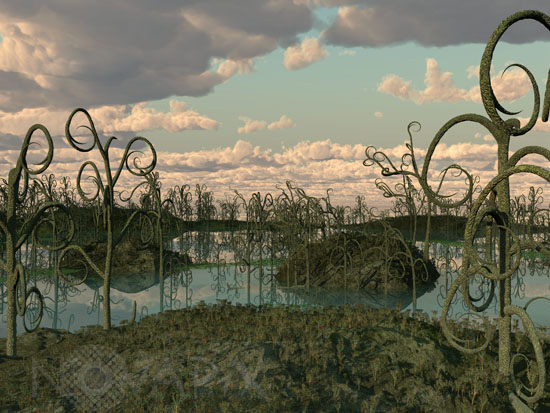 Asteroxylon swamp