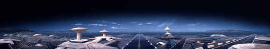 Airport of the future - Artist view