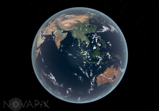 Montée du niveau des océans - Hemisphère oriental