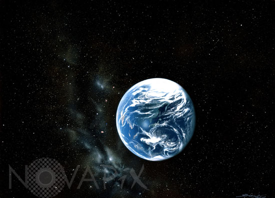 The Earth. Artwork