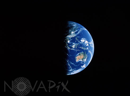 Earth from space. Artwork.