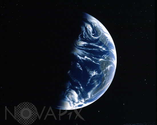 Earth from space. Artwork