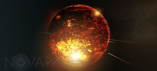 La formation d'une planète - Vue d'artiste