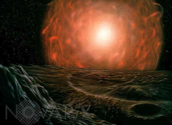 La fin de la Terre - Vue d'artiste