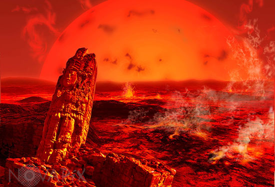 La fin de la Terre - Vue d'artiste