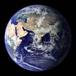Terre vue par satellite