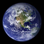 Terre vue par satellite