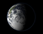 Terre vue par satellite