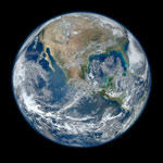 Terre vue par satellite