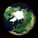 Earth as seen by Envistat satellite