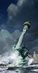 New-York inondée - Vue d'artiste
