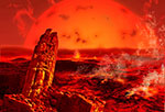 La fin de la Terre - Vue d'artiste