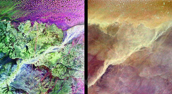 Lost City of Ubar seen from space