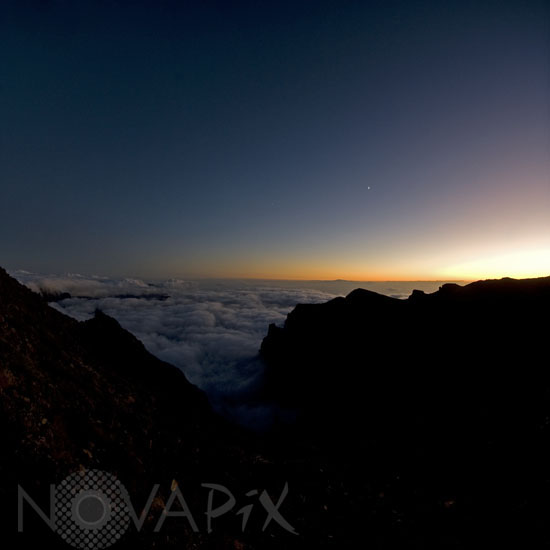 Mer de nuages et crépuscule - La Palma