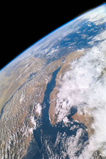 Sinai Peninsula seen from space