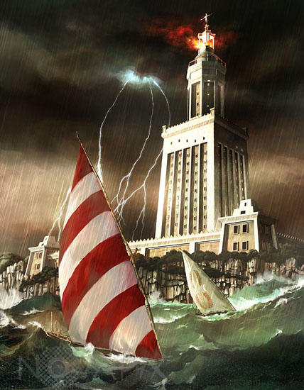 7 Merveilles du Monde: Le Phare d'Alexandrie -Egypte