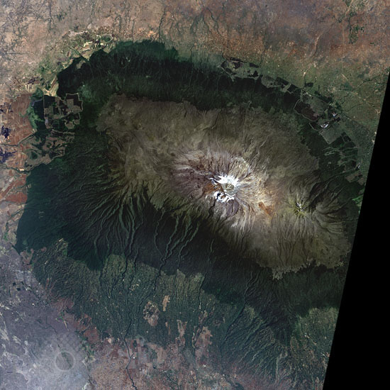 Mt. Kilimanjaro's vanishing snow cap. 2000