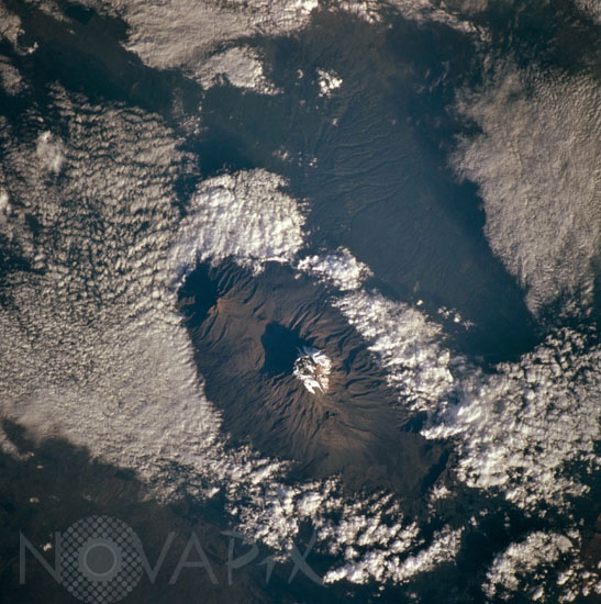 Le Kilimandjaro vu de l'espace