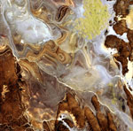 Sahara algérien vu par satellite