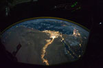 L'Egypte vue de nuit