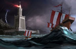 7 Merveilles du Monde: Le Phare d'Alexandrie -Egypte