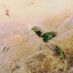 Lac Tchad vu par satellite en 2007