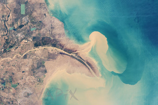Chine - Delta du Fleuve Jaune en 1999
