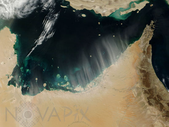 Tempête de poussière sur Dubai - 02/2009