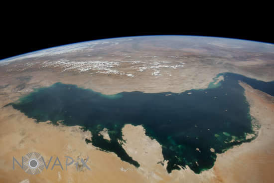 Le Golfe Persique vu de l'espace