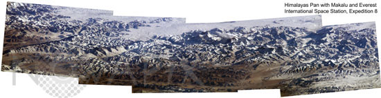 Himalayas panorama.