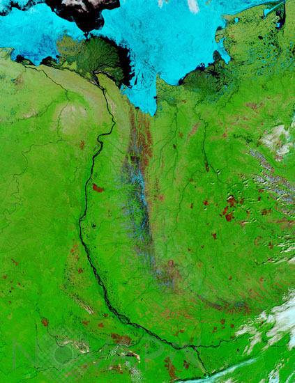 La Lena -Russie- vue par Terra