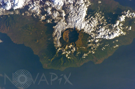 Volcano Tambora, Sumbawa island. Indonesia
