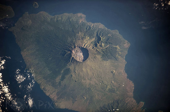 Volcan Tambora. Ile de Sumbawa, Indonésie
