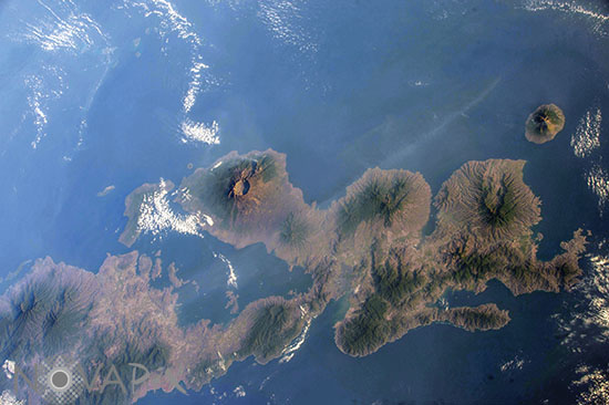 Volcan Tambora. Ile de Sumbawa, Indonésie