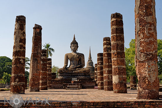 Bouddha - Wat Mahathat - Sukhothaï